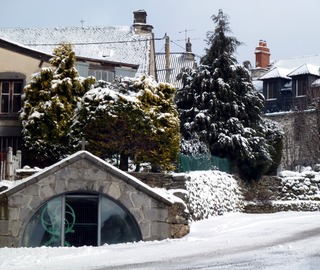 Site du village de Coltines avec le musée d’agriculture