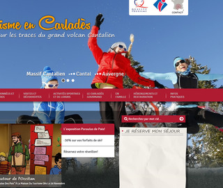 Site de l’office de tourisme de Vic sur Cère