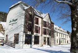 Extérieur de l'hôtel en Hiver